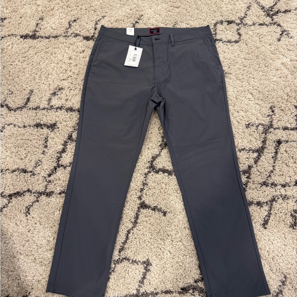 UnTuckit Chancellor Travel Men's Gray Pants 36x30
